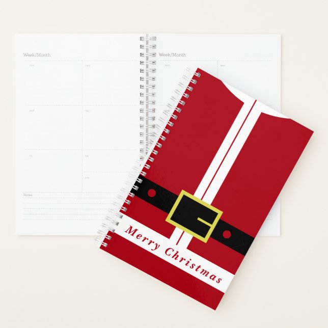 Christmas Gift Funny Santa Design Planner (Display)