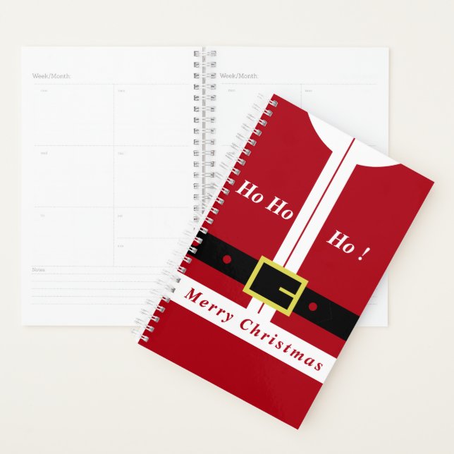 Christmas Gift Funny Santa Planner (Display)