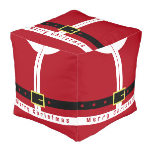 Christmas Gift Funny Santa Pouf