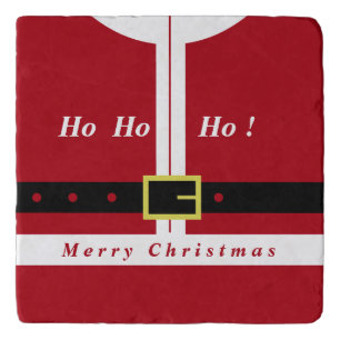 Christmas Gift Funny Santa Trivet