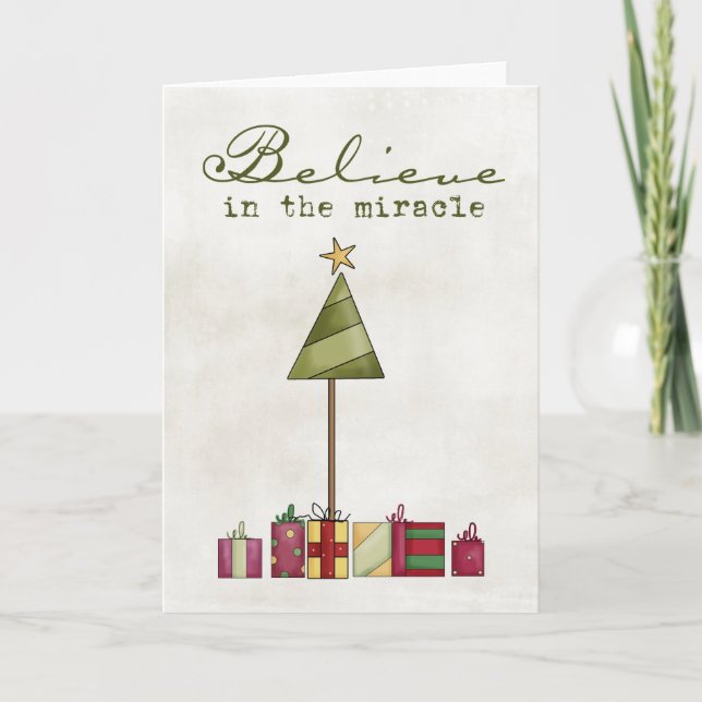 Christmas Gift Greeting Card (Front)