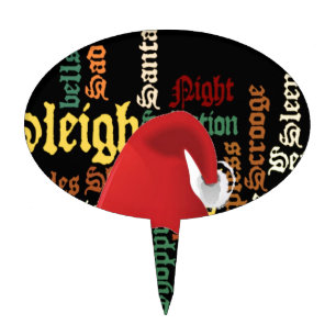 Christmas gift Have a Nice Day & a Better Night Cake Topper