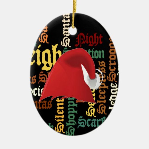 Christmas gift Have a Nice Day  a Better Night Ceramic Ornament