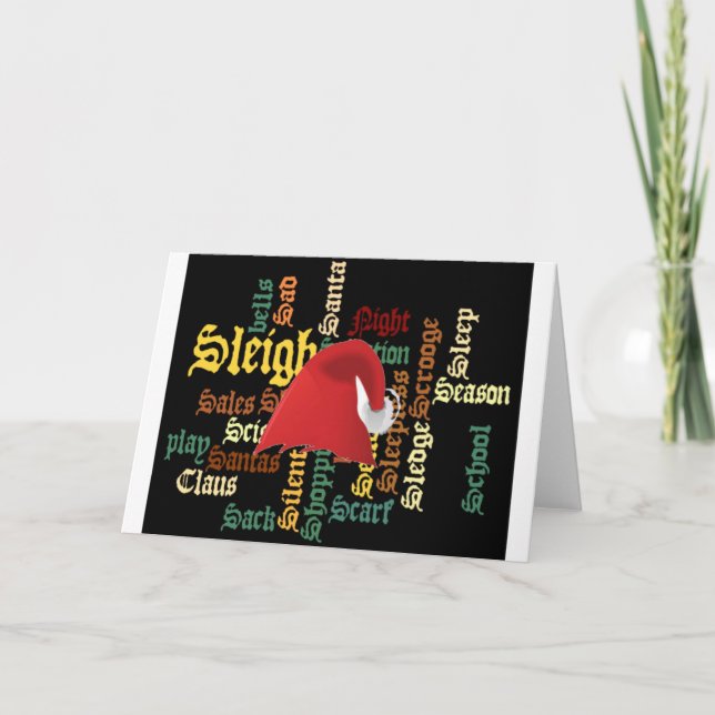 Christmas gift Have a Nice Day & a Better Night Holiday Card (Front)