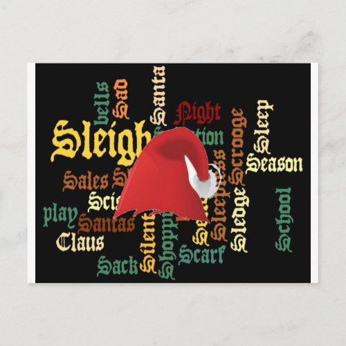 Christmas gift Have a Nice Day  a Better Night Holiday Postcard