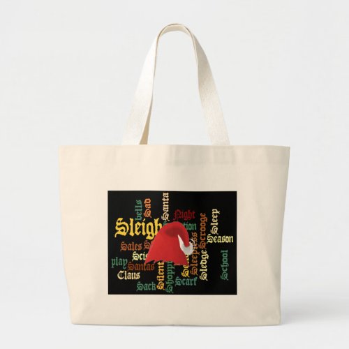 Christmas gift Have a Nice Day  a Better Night Large Tote Bag