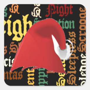 Christmas gift Have a Nice Day & a Better Night Square Sticker