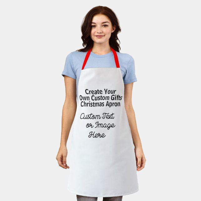 Christmas Gift Idea ; Create Your Own Personalized Apron (Worn)