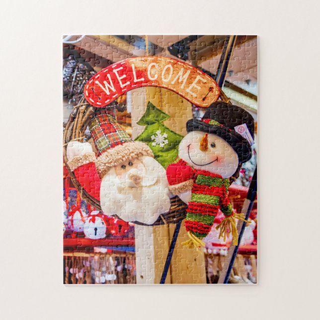 Christmas gift jigsaw puzzle (Vertical)