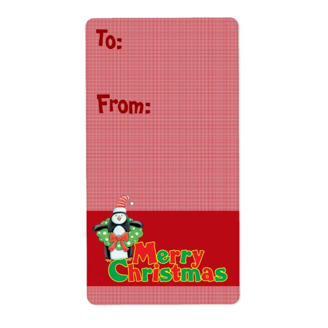 Christmas Gift Labels - Large (Front)