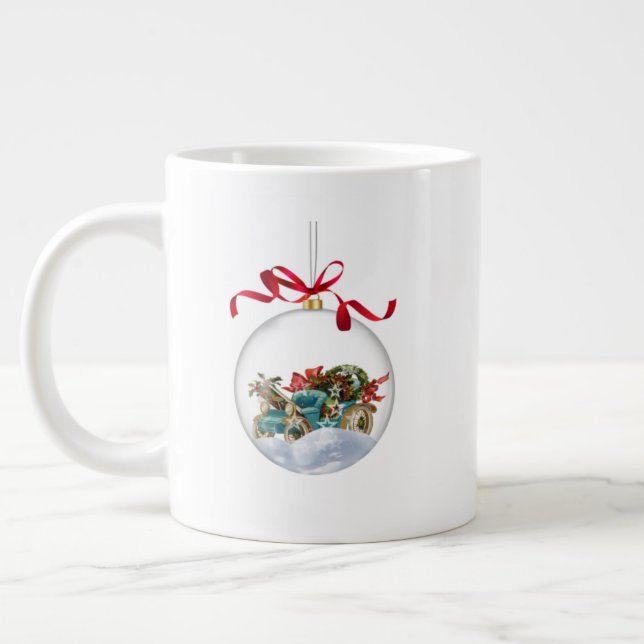 Christmas Gift Mug – Holiday Coffee & Cocoa Cup fo (Left)