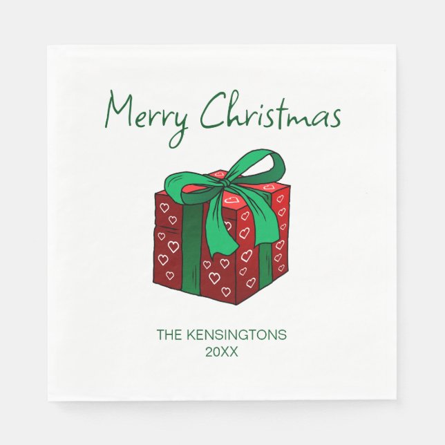 Christmas Gift Napkins (Front)