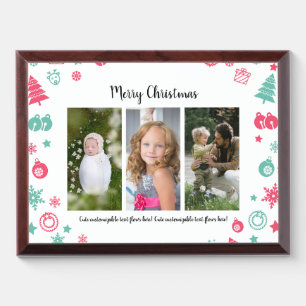Christmas Gift - Personalize photos and text  Award Plaque