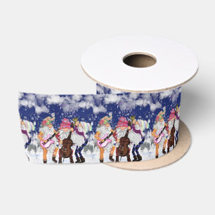 Christmas Gift Ribbon Happy Gnome Music Band