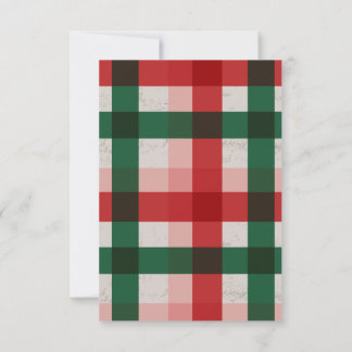 Christmas gift RSVP card