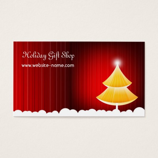 Christmas Gift Shop Card (Front)