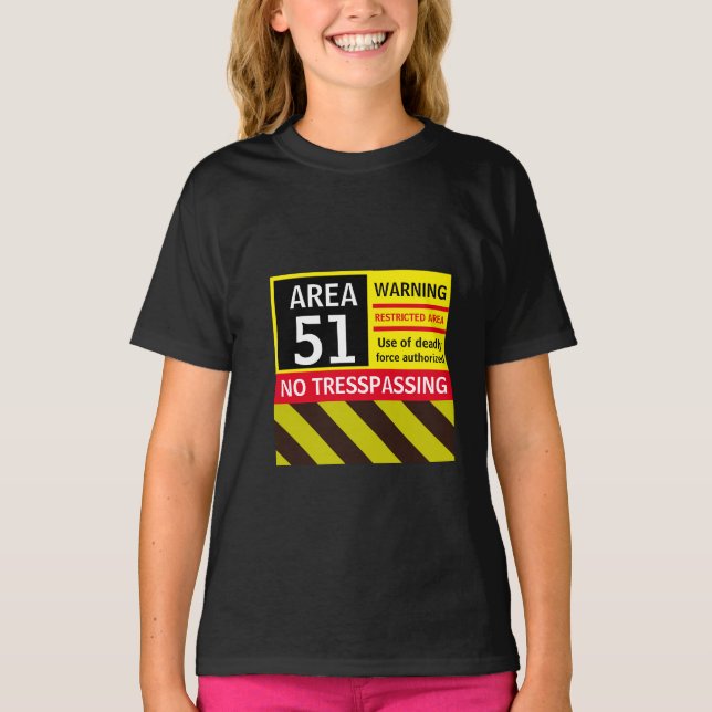 Christmas Gift Space Alien Novelty AREA 51  T-Shirt (Front)