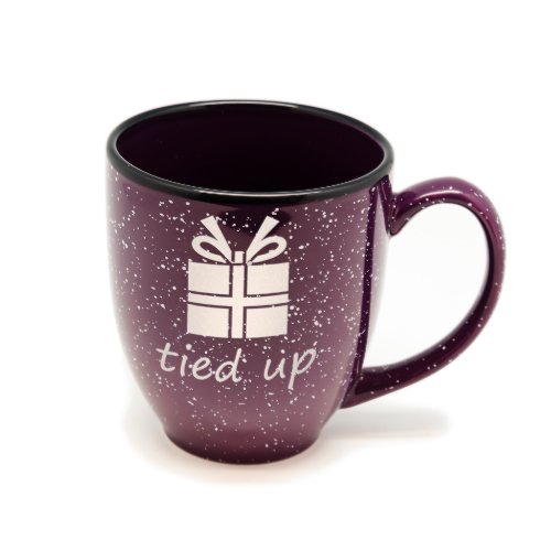 Christmas Gift Speckled Purple Bistro Mug