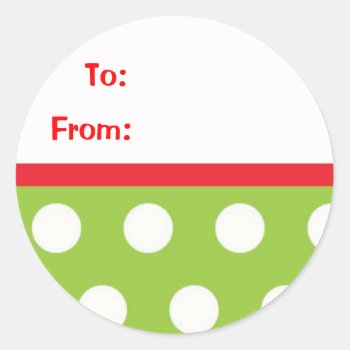 Christmas Gift Stickers by jgh96sbc at Zazzle