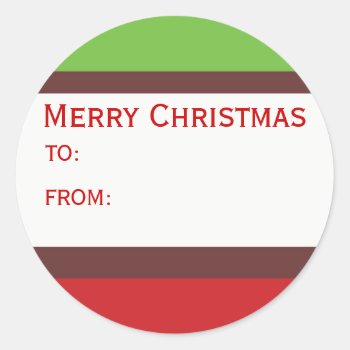 Christmas Gift Stickers by jgh96sbc at Zazzle