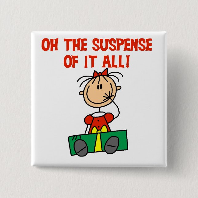 Christmas Gift  Suspense Tshirts and Gifts Button (Front)