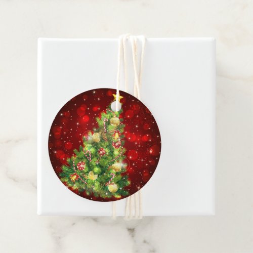 Christmas Gift Tag_Christmas Tree Favor Tags