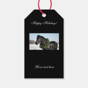 Christmas Gift Tag Equestrian 