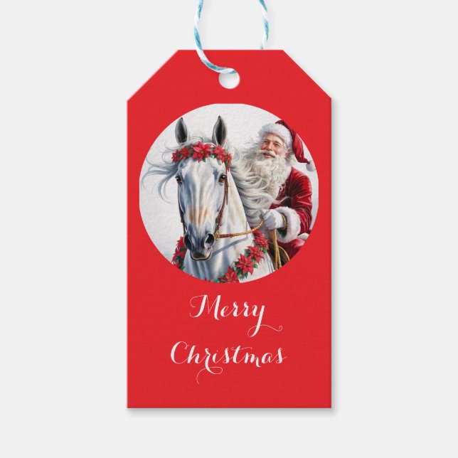  Christmas Gift Tag for Horse Lovers (Front)