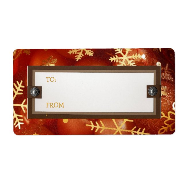 Christmas Gift Tag Labels (Front)