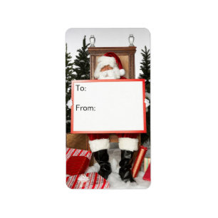 Christmas Gift Tag Labels
