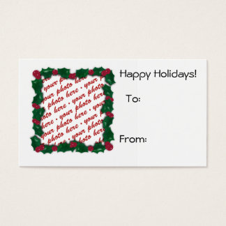 Christmas Gift Tag Photo Frame