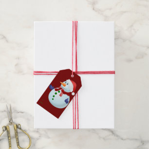 Christmas Gift Tag Snowman