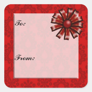 Christmas Gift Tag Sticker