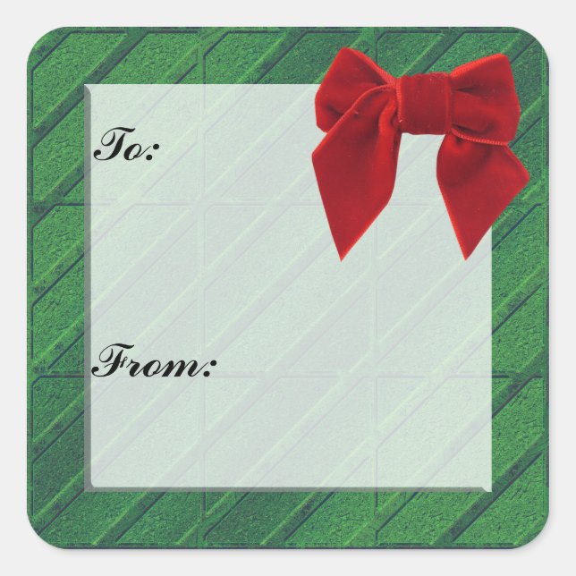 Christmas Gift Tag Sticker (Front)
