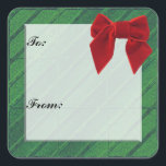 Christmas Gift Tag Sticker<br><div class="desc">Christmas gift tags for holiday presents that you can easily customize.</div>