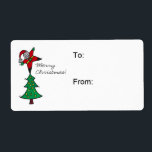 Christmas gift tags<br><div class="desc">Christmas gift tags make wrapping easier because they're self stick & you can customize the label with your name. They also add a decorative element to your gifts</div>