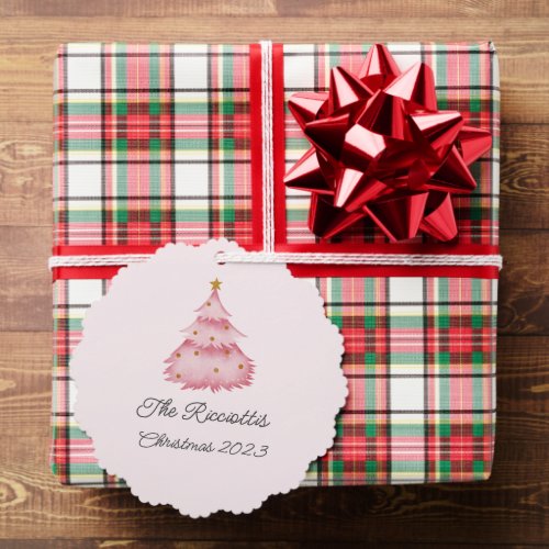 Christmas Gift Tags Christmas Tree Tag Card