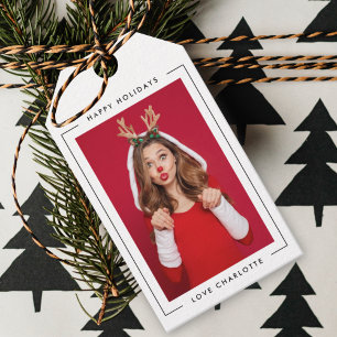 Christmas Gift Tags   Custom Photo Holiday Gifting