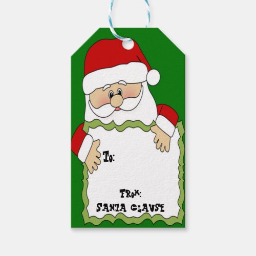 Christmas Gift Tags from Santa