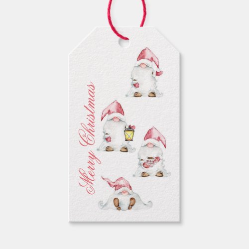 Christmas Gift Tags _ Gnomes With Lantern