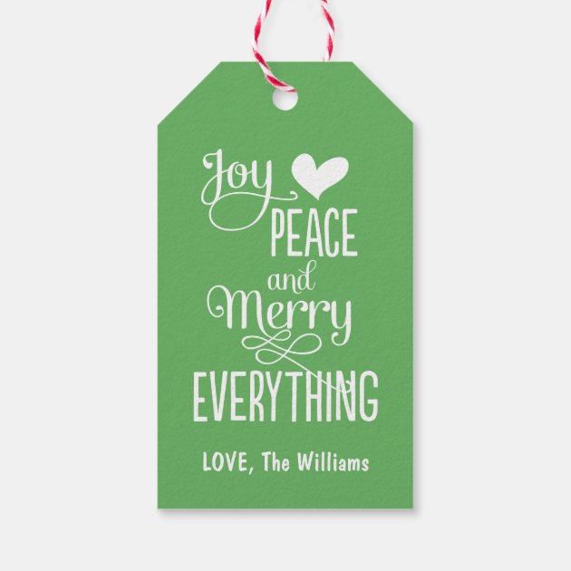Christmas Gift Tags | Merry Everything