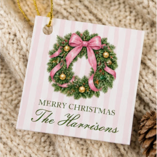 Christmas Gift Tags, Personalized Holiday Gift Tag