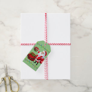 Christmas Gift Tags Santa