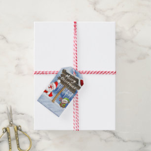 Christmas Gift Tags Santa Elf