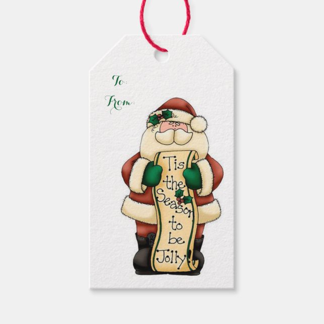 Christmas Gift Tags/Santa Gift Tags (Front)