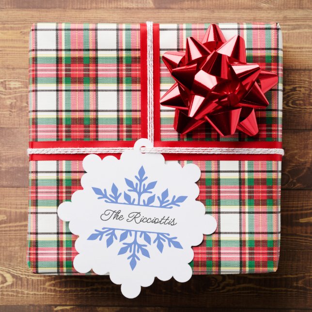 Christmas Gift Tags, Snowflake Tag, Card (Insitu (Gift))