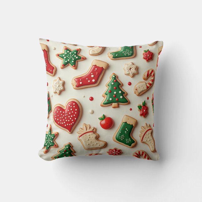 christmas gift throw pillow (Front)