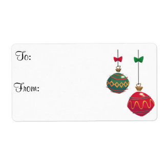 Christmas Gift to/from Tags
