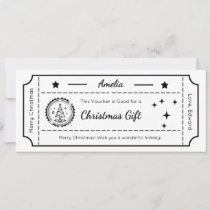 Christmas Gift Voucher, Greeting Card