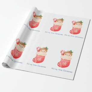 Christmas Gift Wrap - first Christmas 